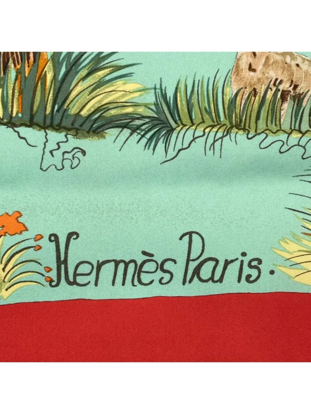 Hermes Carre 90 Nuba Mountain Scarf Silk 100% - Picture 6 of 7